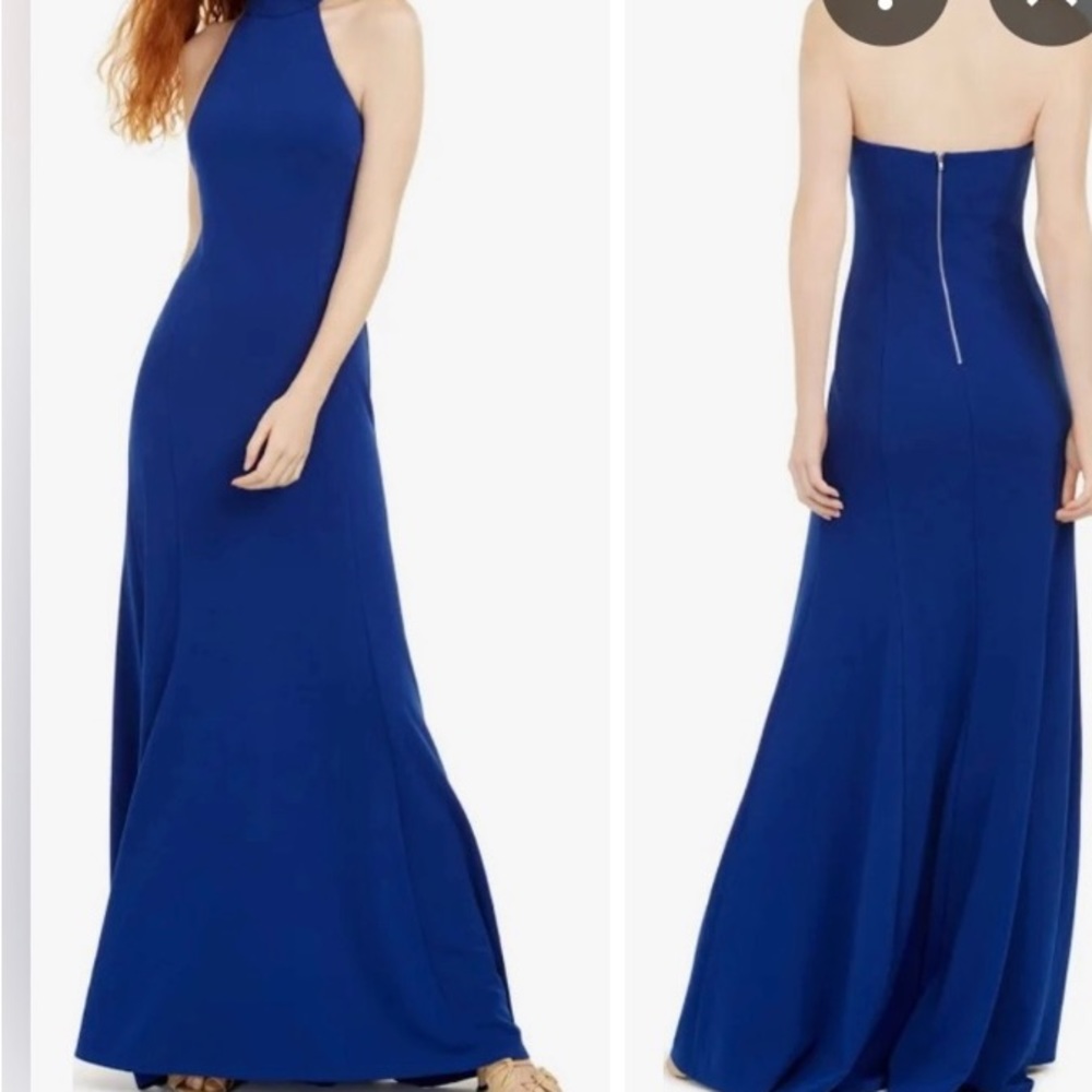 Teeze Me Long Social Royal Blue Formal Evening Dress